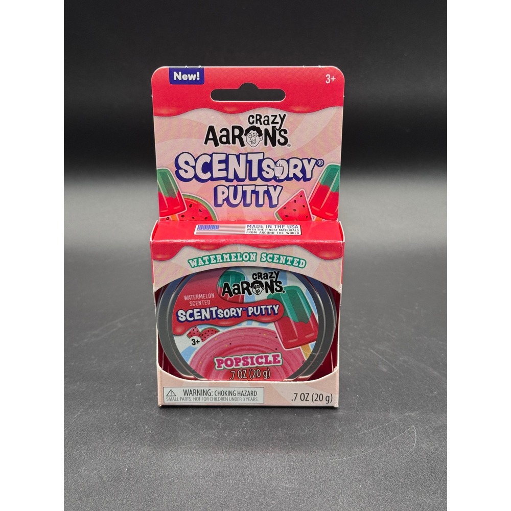 Crazy Aarons SCENTsory Putty Popsicle Watermelon Scented 0.7oz Fidget Toy NEW